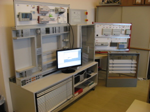 Raummodell (BACnet, LonWorks, KNX/EIB) mit HVAC, Beleuchtung, Jalousie